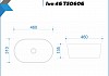 Тумба подвесная с раковиной для ванной 85 см Teymi Ritta корпус дуб фасад графит раковина Iva 46 F11704 № 13