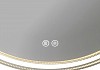 Зеркало настенное с подсветкой в ванную круглое Teymi Lina Romantic Gold D80 LED сенсор антипар T20133 T20133 № 13