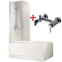 Превью фото Комплект для ванны Bravat Alfa WATERFALL BG070.5110A+F673107C-01 № 1