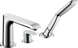 Превью фото Смеситель Hansgrohe Metris 31190000 на борт ванны № 1