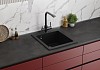 Мойка для кухни 50х42 черная матовая Teymi Helmi T120104 № 3