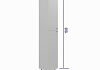 Пенал напольный Teymi Lori 180x30 универсальный (самостоятельная сборка), белый T60512 T60512 № 11