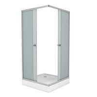 Превью фото Душевой уголок Niagara NG- 008-14Q 800х800х1950 низкий поддон матовое № 1