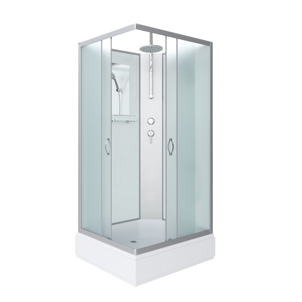 Душевая кабина Niagara Classic 100x80x240 средний поддон, матовое стекло 330844QBKT