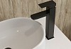 Смеситель для раковины высокий черный матовый Teymi Helmi Pro T10212 № 5