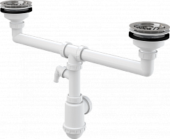 Превью фото Сифон для мойки AlcaPlast A453P № 1