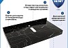 Столешница керамогранитная 90 см черный мрамор с раковиной Teymi Solli 60 кронштейны 2 шт. черные в комплекте F14400 № 22