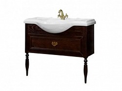 Превью фото Тумба под раковину Roca America Evolution L 85 дуб тёмный шоколад № 1