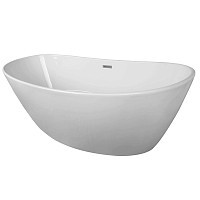 Превью фото Ванна акриловая Azario EASTON 1800x820x600 мм., белая, свободностоящая, в комплекте с сифоном и металлической рамой № 1