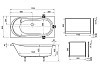 Ванна акриловая Ravak Fresia CC01000000 белый № 2