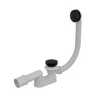 Превью фото Сифон для ванны AlcaPlast A507BLACK № 1