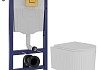 Комплект инсталляция Teymi Rapid SL с кнопкой GROHE золото глянец + унитаз ТОРНАДО Martta Vortex F17915 № 20