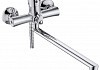 Смеситель для ванны Cronwil CB042-22 c длинным изливом, картридж 35 мм, хром