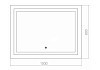 Зеркало AZARIO Ливия 1000х800, LED-подсветка с диммером, сенсорный выключатель ФР-1526 ФР00001225 № 2