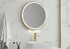 Зеркало настенное с подсветкой в ванную круглое Teymi Lina Supernova Gold D60 LED сенсор антипар T20121 T20121 № 4