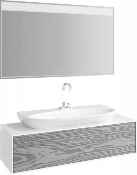 Комплект мебели для ванной Aqwella 5 stars Genesis 120 миллениум серый