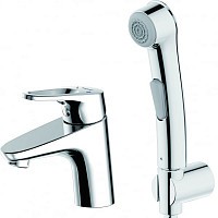 Превью фото Смеситель Bravat Drop-D F148162C-1 для раковины с гигиеническим душем № 1