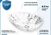 Раковина для ванной накладная Teymi Lori 40 белый мрамор в комплекте донный клапан клик-клак хром F12676 № 16