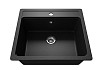 Мойка для кухни Teymi Helmi 57х50 черная матовая в комплекте смеситель для кухни Helmi хром F01512 № 5