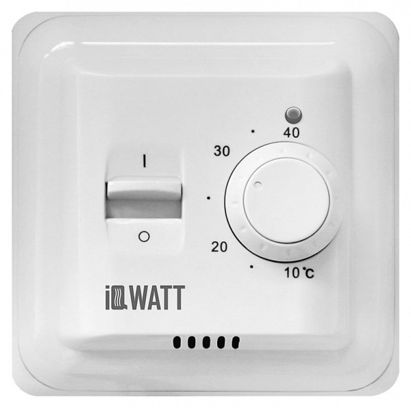 купить Терморегулятор IQ Watt Thermostat M белый для квартиры и дома