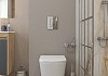 Комплект инсталляция Teymi Rapid SL с кнопкой GROHE хром + унитаз ТОРНАДО Helmi Vortex F17544 № 17