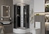 Душевая кабина Niagara Classic 90x90x200 средний поддон, тонированное стекло 35011434BKG № 3