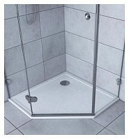 Превью фото Поддон Акватон Калифорния 100х100 пятиугольный 1A714936CA010 белый № 1