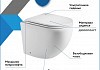 Унитаз приставной с бачком скрытого монтажа комплект 6 в 1 Teymi кнопка белая унитаз Lina HD гигиенический душ хром F12551 № 19
