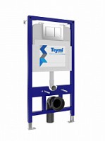 Превью фото Инсталляция для унитаза подвесного Teymi Aina 52 в комплекте с кнопкой хром T70705 № 1