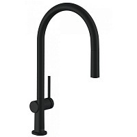 Превью фото Смеситель для кухни Hansgrohe Talis черный 72803670 № 1