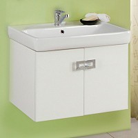 Превью фото Тумба с раковиной Акватон Оптима 70 белая № 1