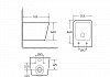Комплект инсталляция Teymi Rapid SL с кнопкой GROHE золото глянец + унитаз ТОРНАДО Helmi PP Vortex F17578 № 18