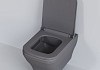 Унитаз подвесной Benefit 203T20301R 535x340x360 серый матовый безободковый с тонкой крышкой № 3