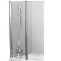 Превью фото Шторка на ванну Ravak CVS2-100 R Transparent, профиль сатин № 1