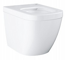 Превью фото Унитаз напольный приставной безободковый Grohe Euro Ceramic без сиденья, альпин-белый 39339000 № 1