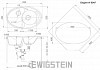 Мойка кухонная Ewigstein Elegant W90KF 820*520 серый металлик № 2