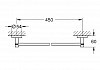 Полотенцедержатель Grohe Essentials холодный рассвет 40688GL1 № 2
