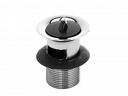 Превью фото Сифон Kludi для раковины донный клапан, цвет: хром 1042705-00 № 1