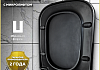 Сиденье для унитаза Teymi S40311 (совместимо T40311) быстросъемное дюропласт микролифт
