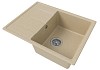 Мойка для кухни 62х48 бежевая матовая Teymi Hanna Smart T120115 № 7