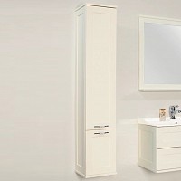 Превью фото Шкаф-пенал Акватон Леон дуб белый 1A186503LBPS0 № 1