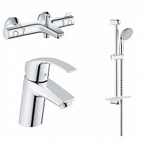 Превью фото Комплект смесителей с душем GROHE Eurosmart 124422 № 1