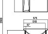 Тумба под раковину Акватон Джимми 57 с ящиком 1A068201DJ010 1A068201DJ010 № 3