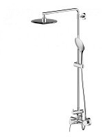 Превью фото Душевая колонна со смесителем для душа Bravat Palace F9172217CP-A-RUS № 1