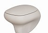 Унитаз подвесной Diamond 123T20401R 530x405x375 матовый бежевый безободковый с толстой крышкой