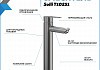 Комплект Teymi: Раковина Kati 43 + смеситель Solli высокий, сатин F00294 № 2