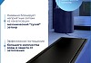 Трап для душа под плитку с сухим затвором вертикальный выпуск Teymi Aina 10х40 черный T90354 № 19