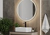 Зеркало настенное с подсветкой в ванную круглое Teymi Lina Romantic Black D80 LED сенсор антипар T20134 T20134 № 4