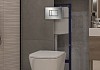 Комплект 3 в 1 инсталляция Grohe Rapid SL + Унитаз подвесной Teymi Helmi Pro Vortex + кнопка хром F17133 № 17
