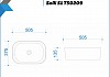 Тумба подвесная с раковиной для ванной 75 см Teymi Ritta корпус дуб фасад белый раковина Solli 51 F03401 № 15